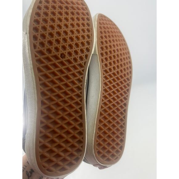 Vans Off the Wall Shoes Mens Size 8.5 Womens 10 Navy Blue White Lace Up Skater - Picture 7 of 7